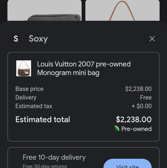 Louis Vuitton Riveting Monogram Mini Bag - Picture 8 of 9
